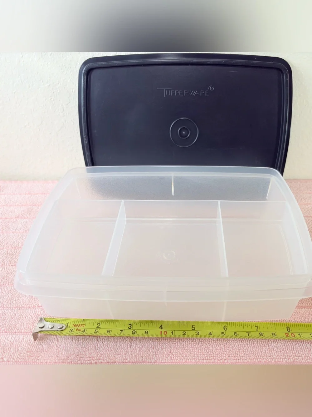 Tuppercraft Stow n go Storage  container HobbyCraft Takcle First Aid Black